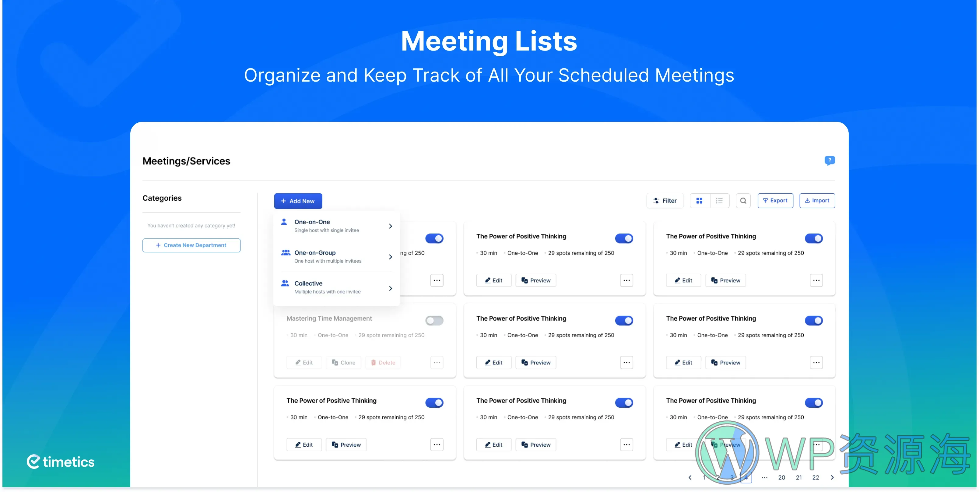 WP Timetics Pro-带AI功能的在线预约管理WordPress插件插图4-WP资源海