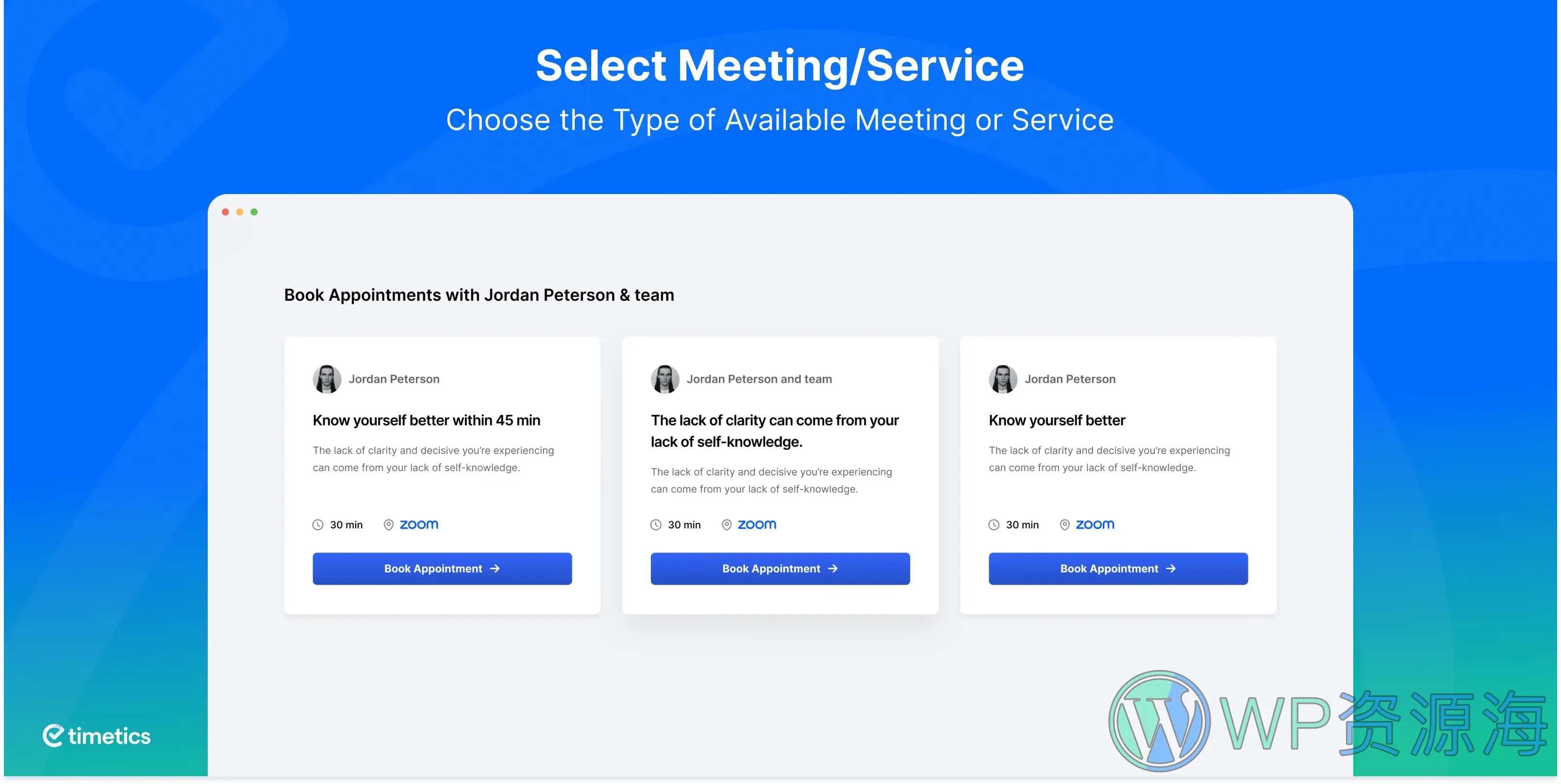 WP Timetics Pro-带AI功能的在线预约管理WordPress插件插图17-WP资源海