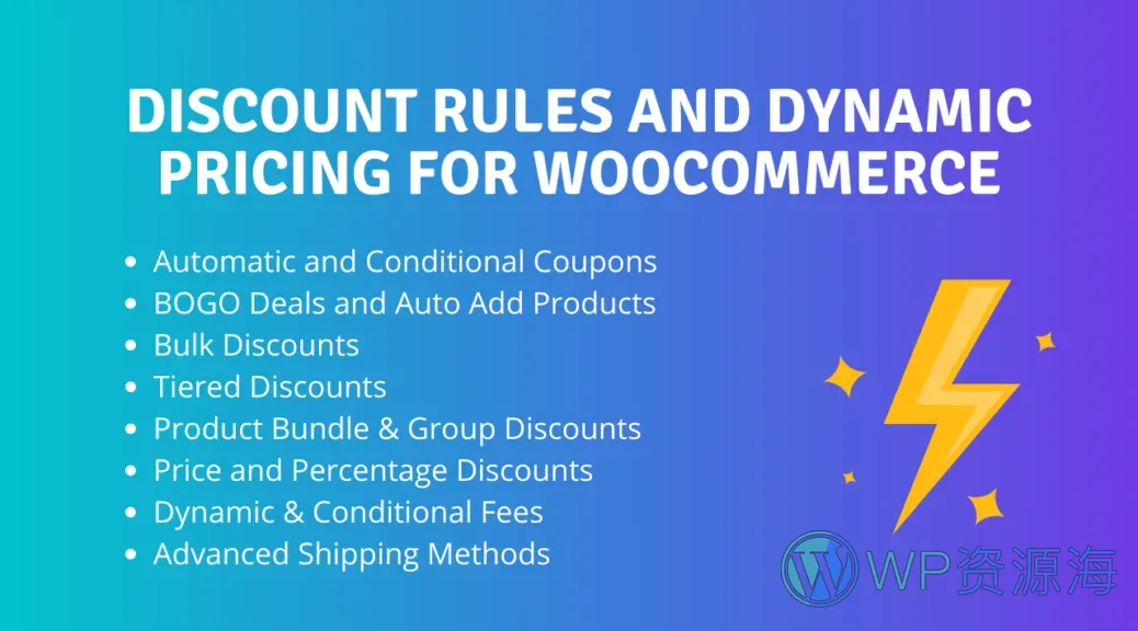 WooCommerce Dynamic Pricing and Discounts 灵活定价与折扣优惠插件插图-WP资源海