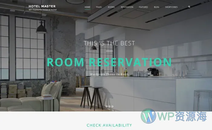 Hotel Master-专业级酒店房间预订网站模板WordPress主题插图3-WP资源海