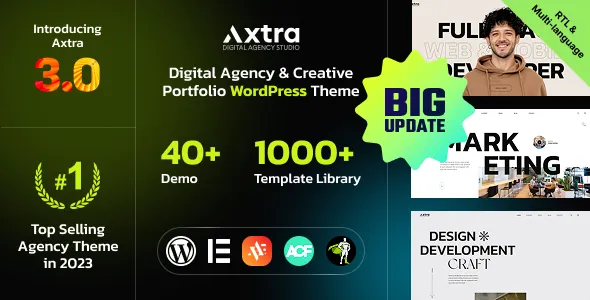 Axtra-热门畅销多用途建站模板WordPress主题