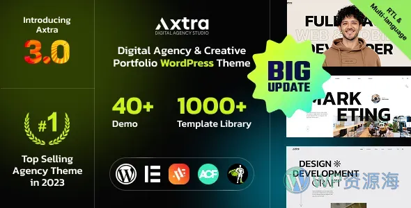Axtra-热门畅销多用途建站模板WordPress主题插图-WP资源海