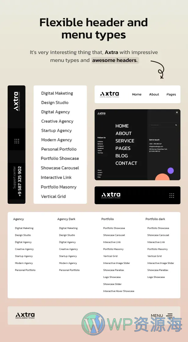 Axtra-热门畅销多用途建站模板WordPress主题插图9-WP资源海
