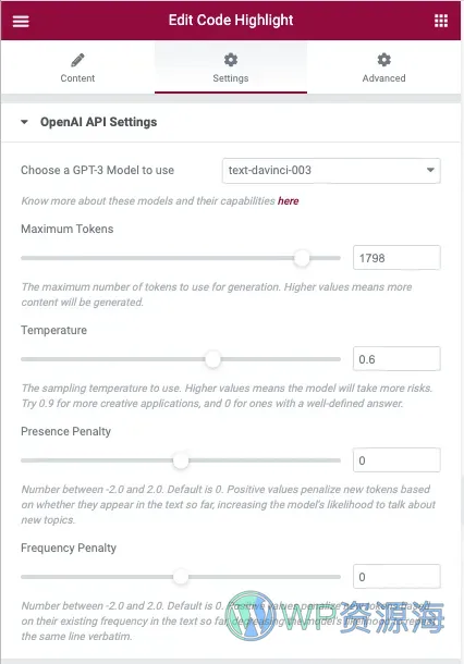 AI Assistant for Elementor-OpenAI GPT 驱动的AI内容&图像生成插件插图16-WP资源海