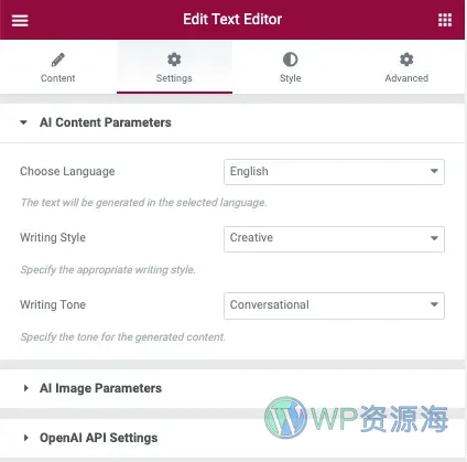 AI Assistant for Elementor-OpenAI GPT 驱动的AI内容&图像生成插件插图7-WP资源海