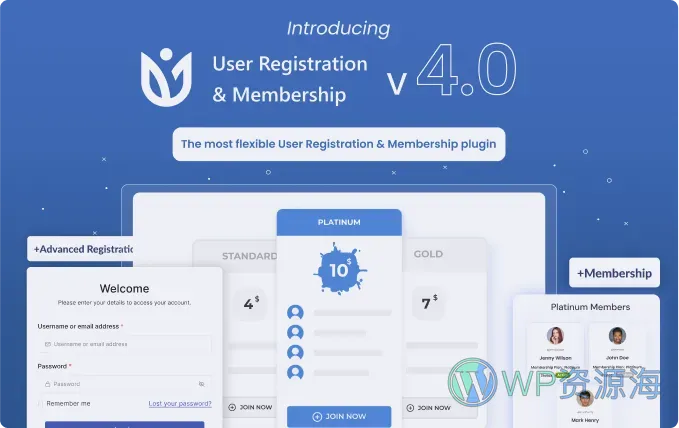User Registration Pro-用户注册&会员管理系统WordPress插件插图-WP资源海