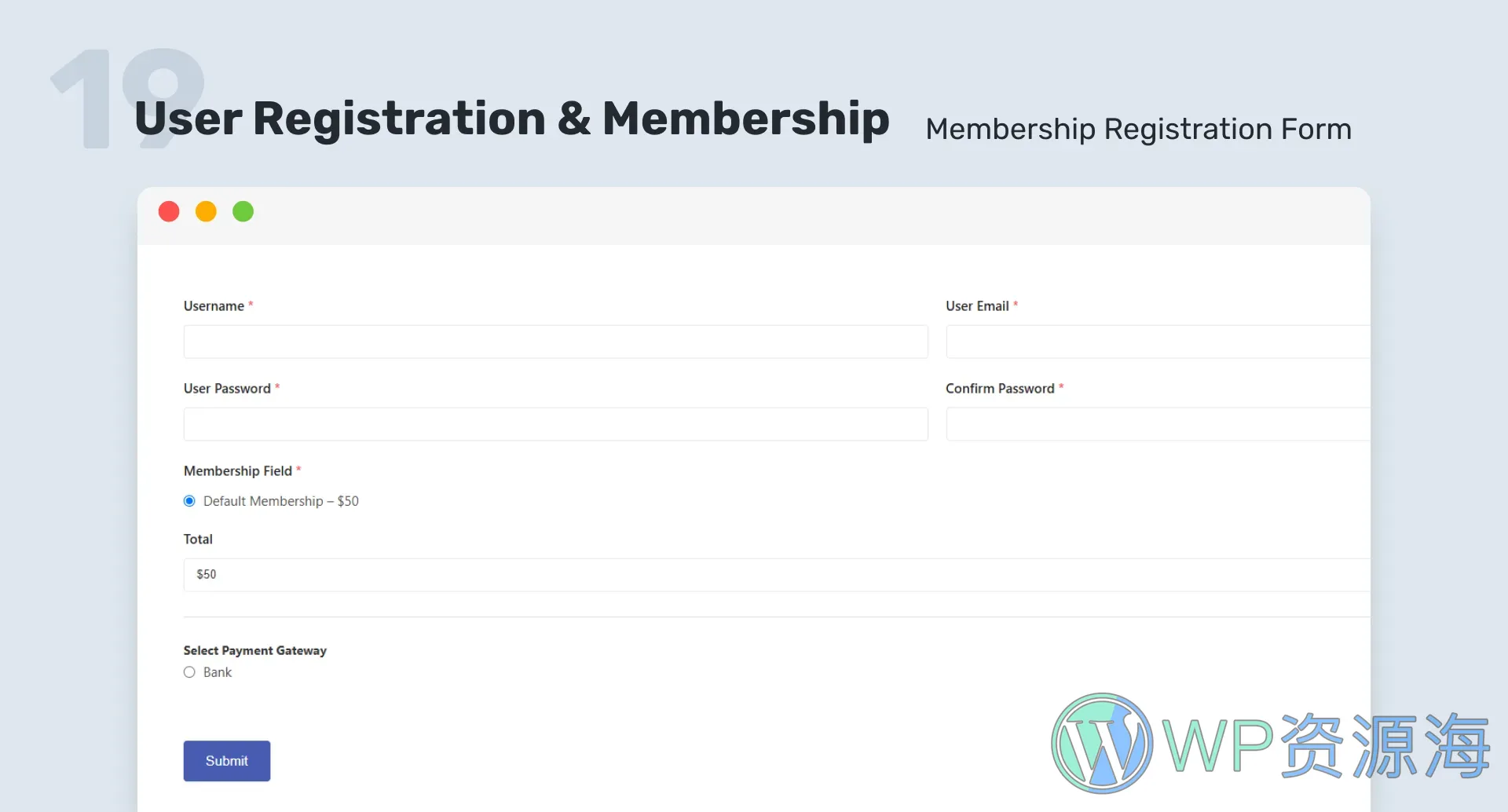 User Registration Pro-用户注册&会员管理系统WordPress插件插图20-WP资源海