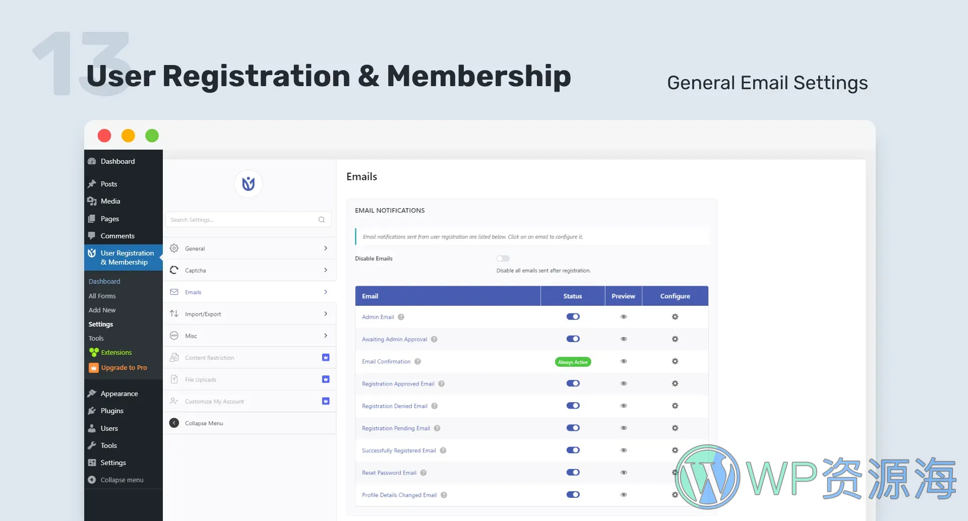 User Registration Pro-用户注册&会员管理系统WordPress插件插图14-WP资源海