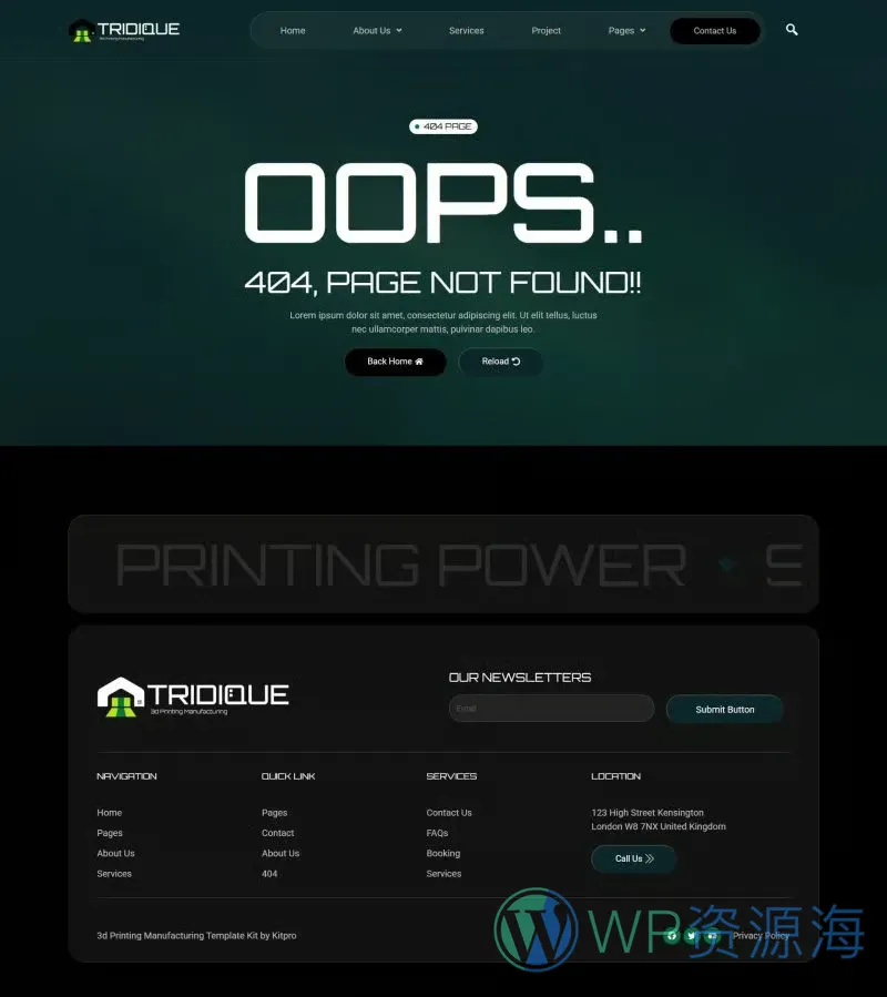 3D打印制造印刷印染网站模板_一键导入式WordPress整站模板插图3-WP资源海