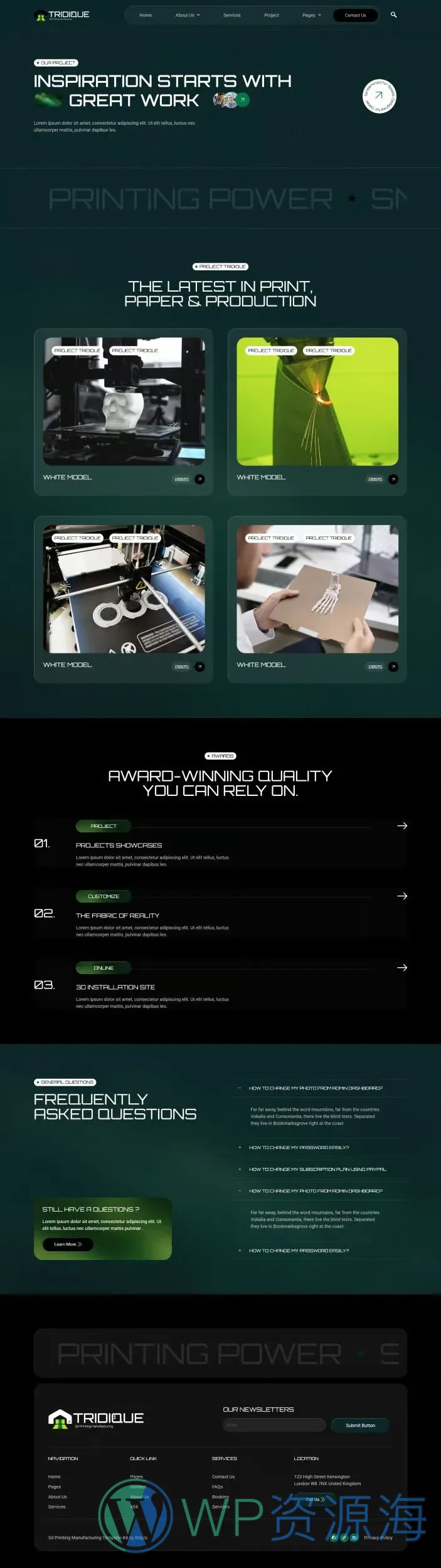3D打印制造印刷印染网站模板_一键导入式WordPress整站模板插图10-WP资源海