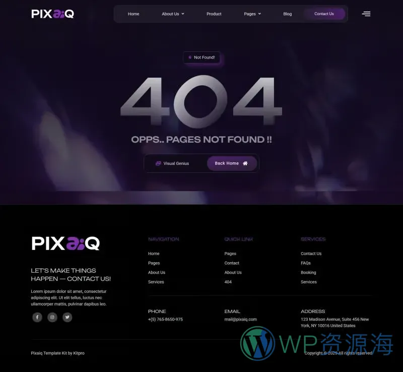 AI图像生成AI绘图照片网站模板_一键导入式快速建站模板插图10-WP资源海