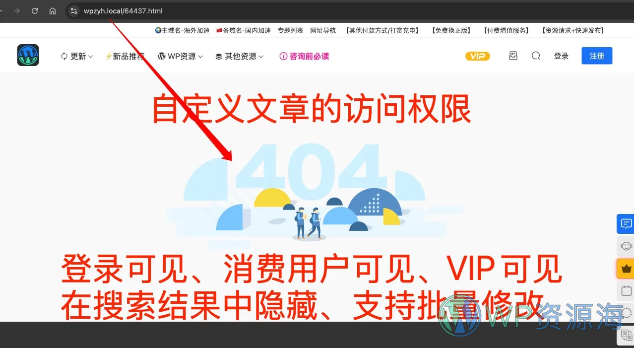Modown主题优化:文章完全隐藏 仅登录/有消费记录/VIP用户可见插图-WP资源海 Modown主题优化:文章完全隐藏 仅登录/有消费记录/VIP用户可见插图-WP资源海
