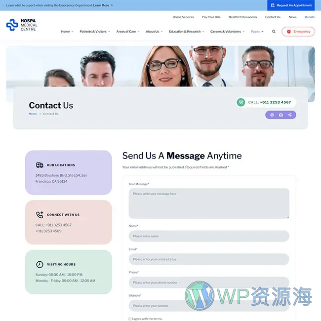 Hospa-医院诊所医疗商城检测中心WordPress主题插图14-WP资源海
