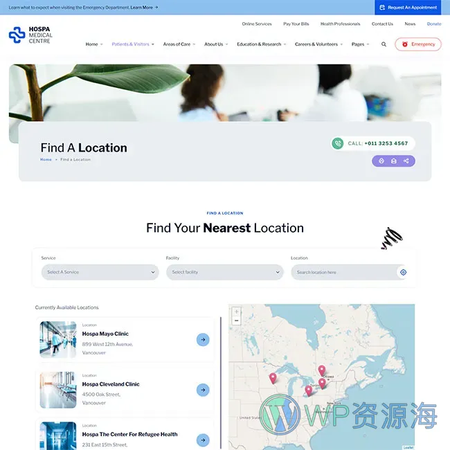 Hospa-医院诊所医疗商城检测中心WordPress主题插图16-WP资源海