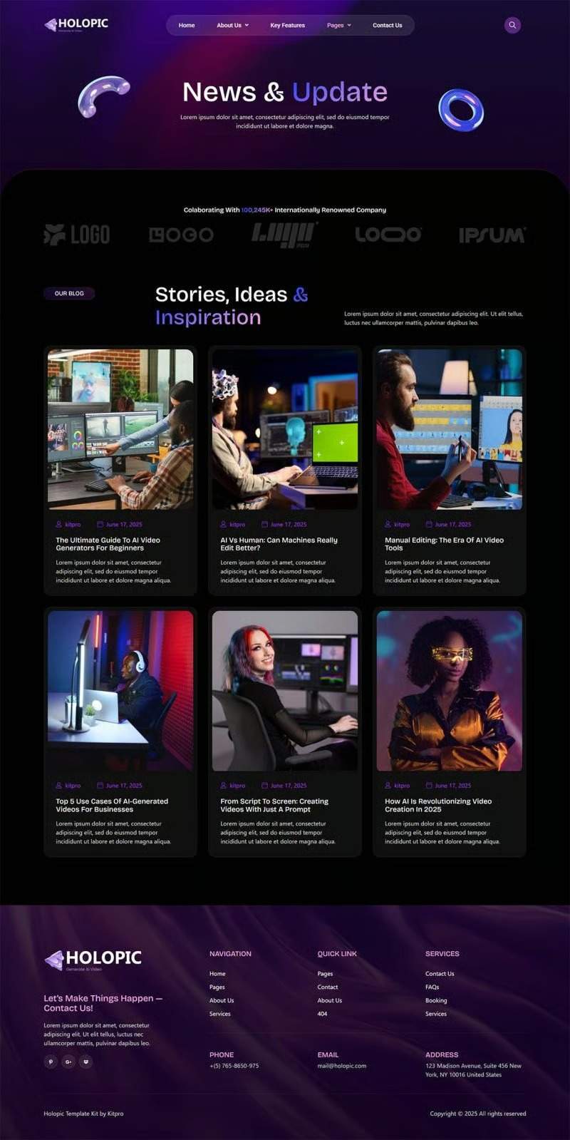 AI 视频在线生成APP软件公司网站模板_一键导入式快速建站模板插图3-WP资源海 AI 视频在线生成APP软件公司网站模板_一键导入式快速建站模板插图3-WP资源海