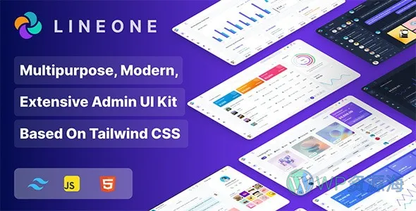Lineone-设计新颖漂亮的管理员后台模板Tailwind+Laravel插图-WP资源海