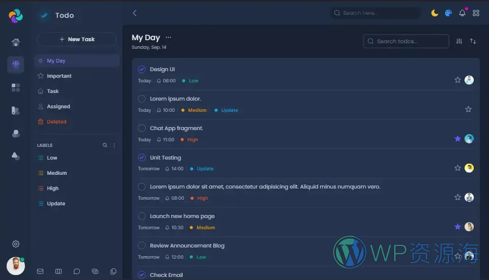 Lineone-设计新颖漂亮的管理员后台模板Tailwind+Laravel插图27-WP资源海