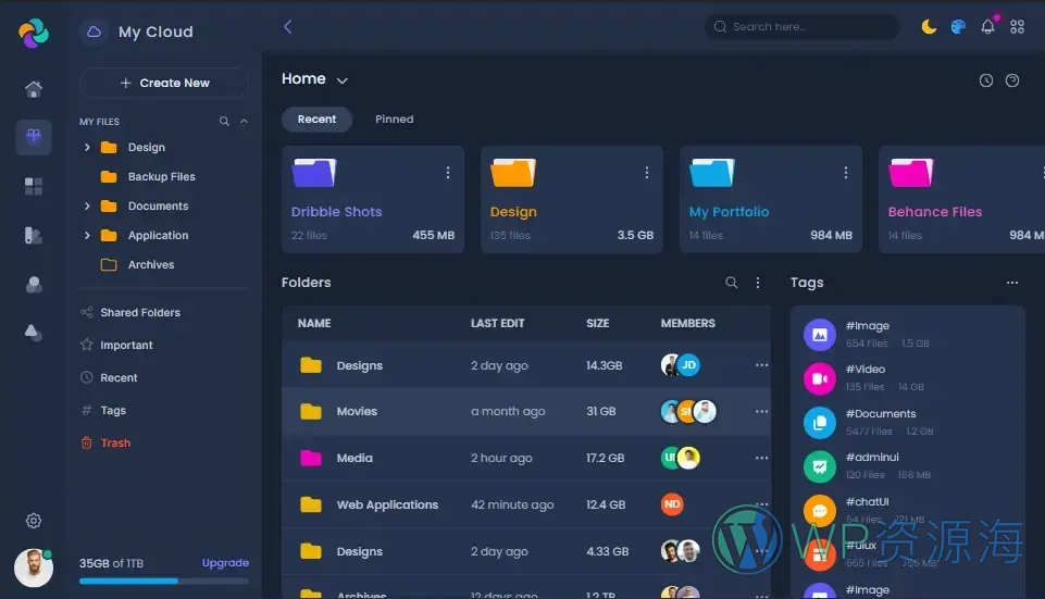 Lineone-设计新颖漂亮的管理员后台模板Tailwind+Laravel插图26-WP资源海