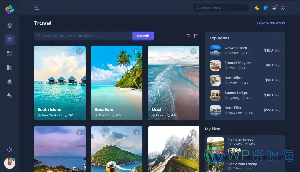 Lineone-设计新颖漂亮的管理员后台模板Tailwind+Laravel插图23-WP资源海