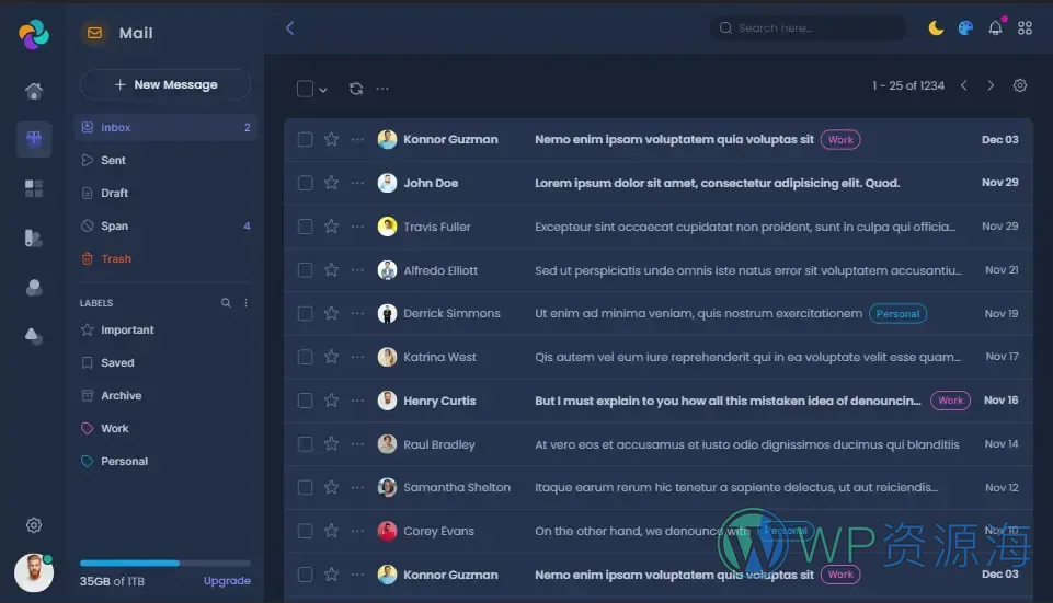 Lineone-设计新颖漂亮的管理员后台模板Tailwind+Laravel插图28-WP资源海