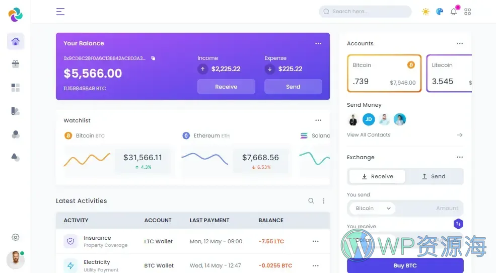 Lineone-设计新颖漂亮的管理员后台模板Tailwind+Laravel插图7-WP资源海