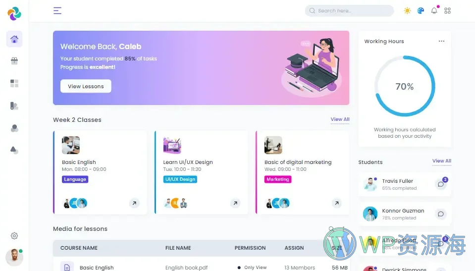 Lineone-设计新颖漂亮的管理员后台模板Tailwind+Laravel插图15-WP资源海