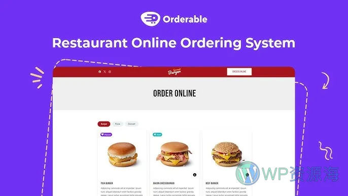 Orderable Pro-在线订餐点菜外卖送餐WordPress插件插图-WP资源海