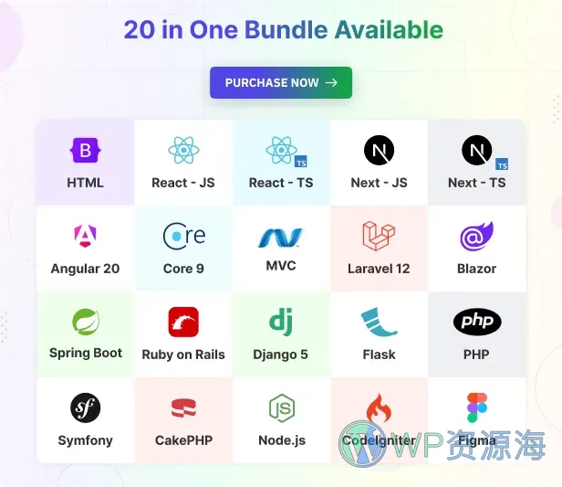 UBold-20合1多框架适配前端开发模板插图1-WP资源海 UBold-20合1多框架适配前端开发模板插图1-WP资源海