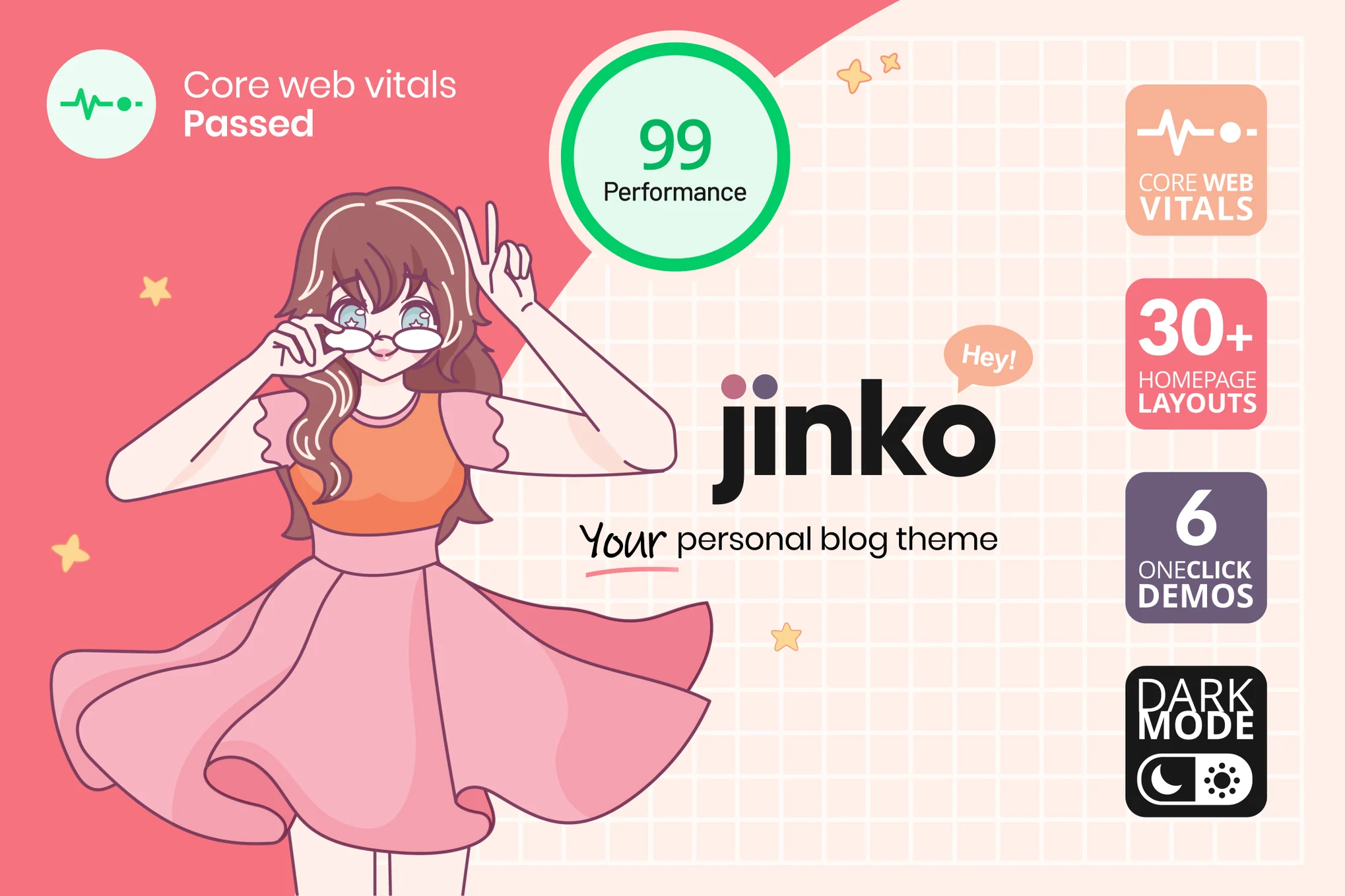 Jinko-为个人博客而生的极致WordPress主题