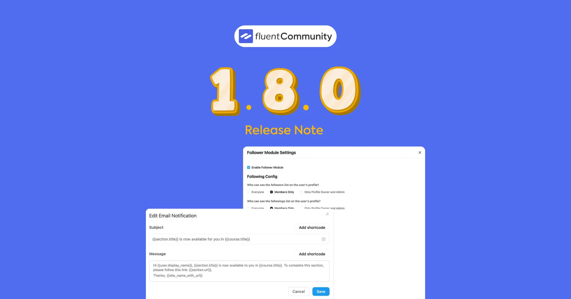 FluentCommunity v1.8 重磅更新：全新关注模块、性能飞跃与更佳用户体验 🚀