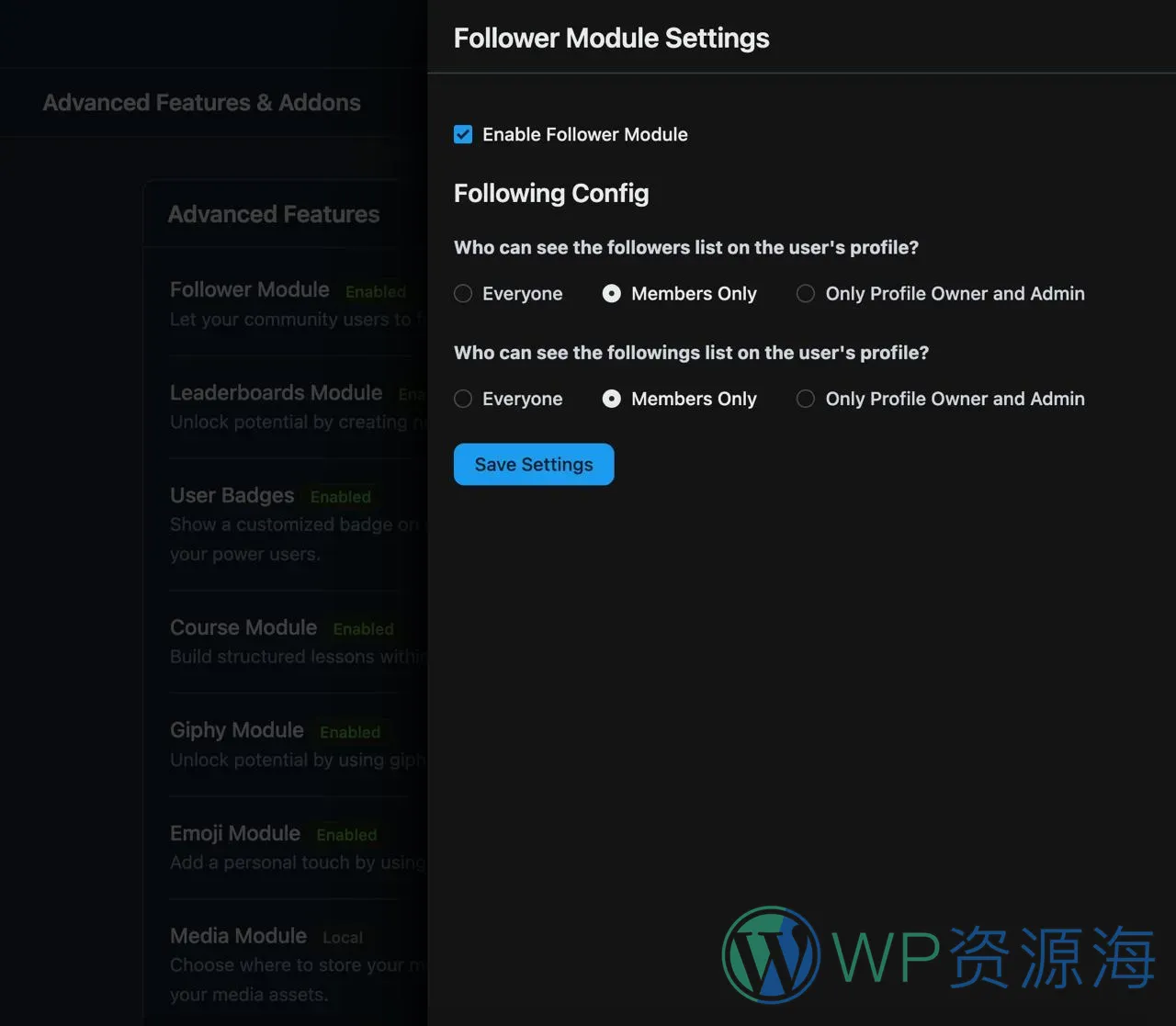 FluentCommunity v1.8 重磅更新：全新关注模块、性能飞跃与更佳用户体验 🚀插图3-WP资源海