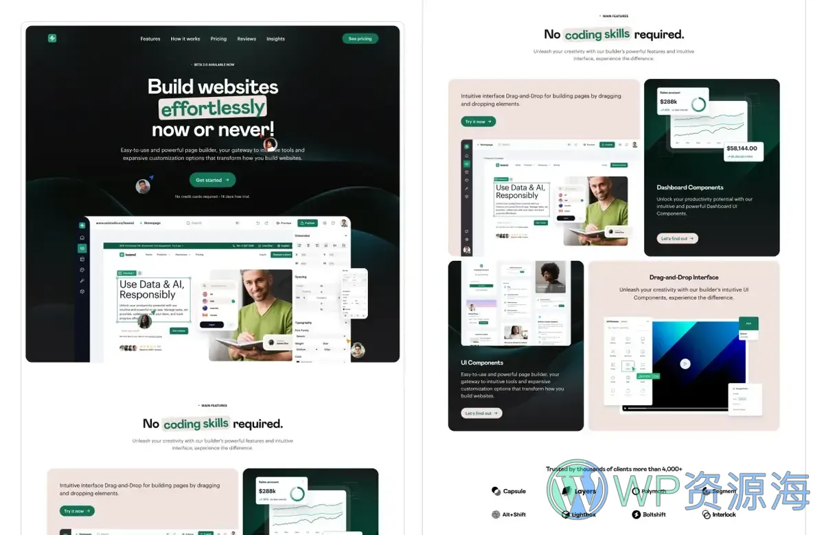Lexend-漂亮专业的SaaS软件平台网站模板插图9-WP资源海