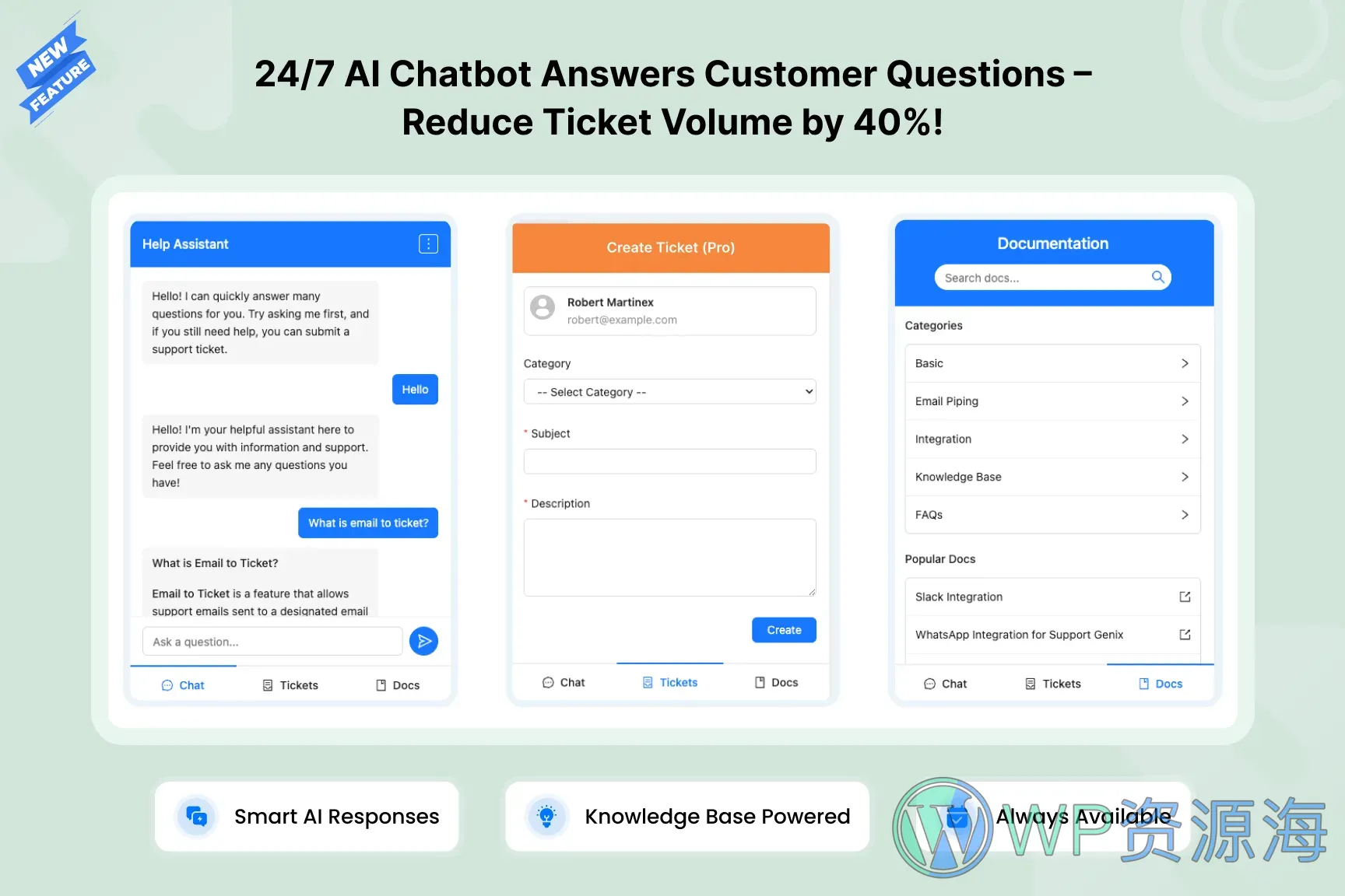 🔥8 大热门 WordPress 工单客户支持类插件测评与推荐插图8-WP资源海