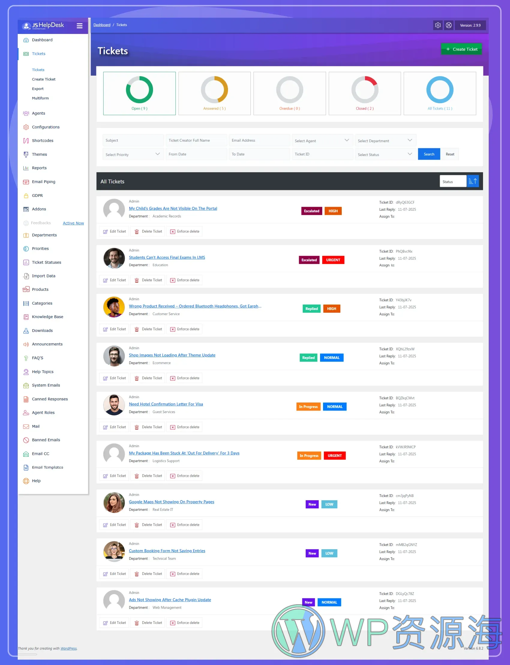 🔥8 大热门 WordPress 工单客户支持类插件测评与推荐插图17-WP资源海