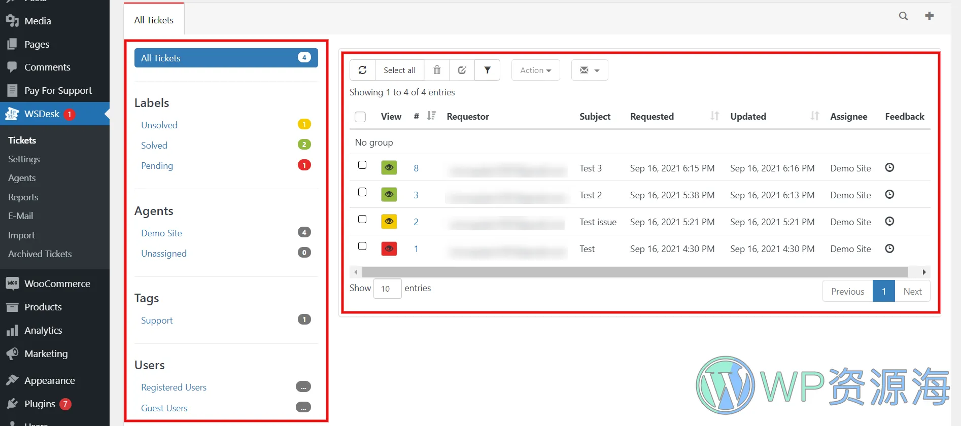 🔥8 大热门 WordPress 工单客户支持类插件测评与推荐插图20-WP资源海
