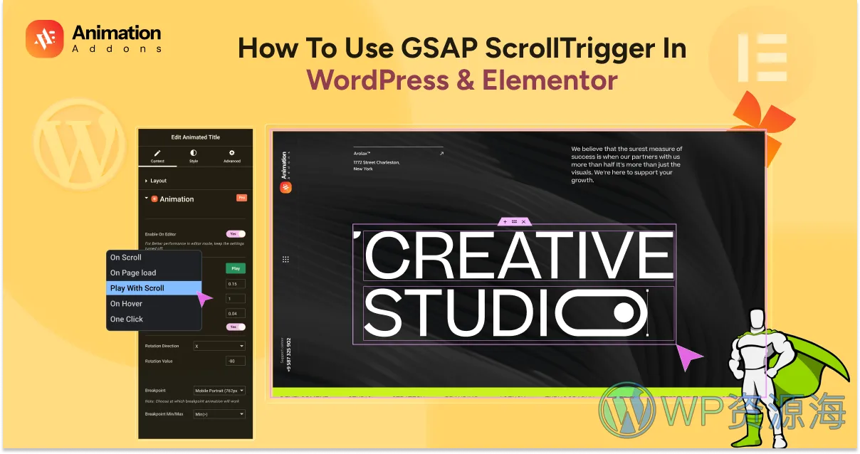 Animation Addons Pro-专业级动画引擎Elementor扩展插件插图1-WP资源海 Image
