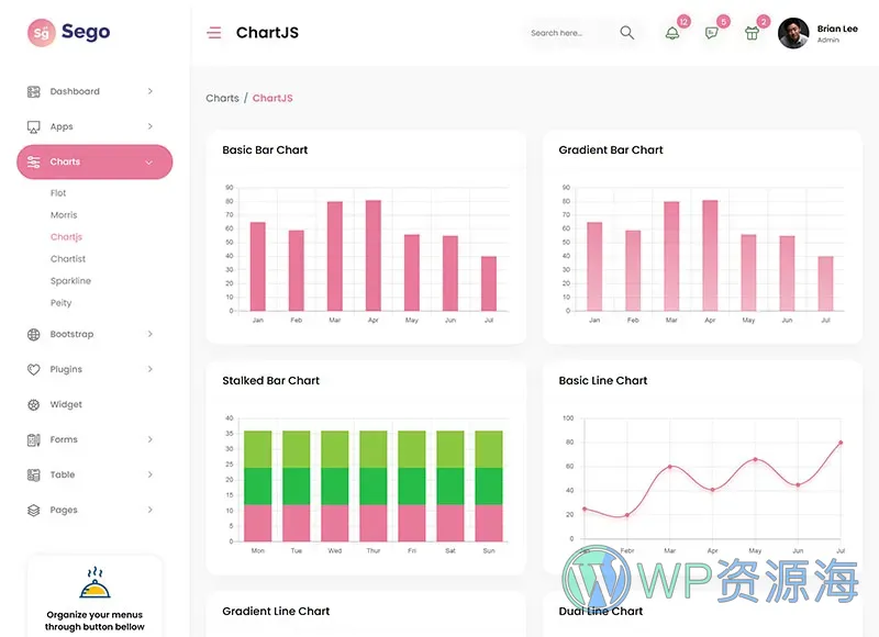 Sego-餐饮管理系统后台 Bootstrap 模板插图7-WP资源海 Sego-餐饮管理系统后台 Bootstrap 模板插图7-WP资源海