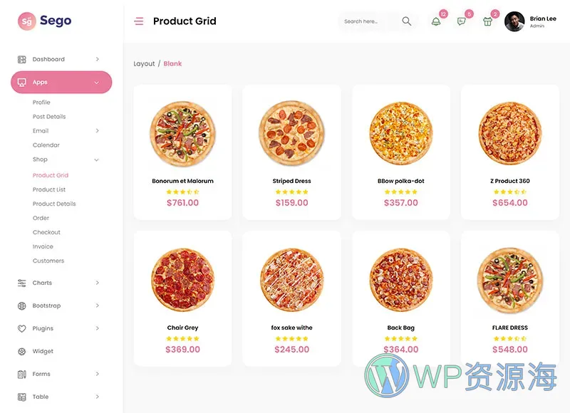Sego-餐饮管理系统后台 Bootstrap 模板插图15-WP资源海 Sego-餐饮管理系统后台 Bootstrap 模板插图15-WP资源海