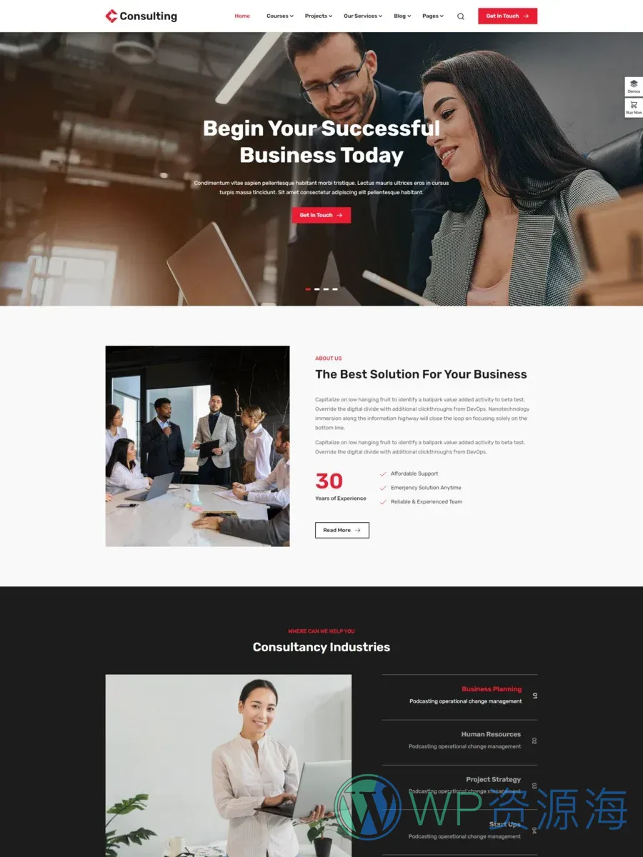 Coaching-教练培训导师咨询顾问 WordPress 主题插图3-WP资源海 Coaching-教练培训导师咨询顾问 WordPress 主题插图3-WP资源海