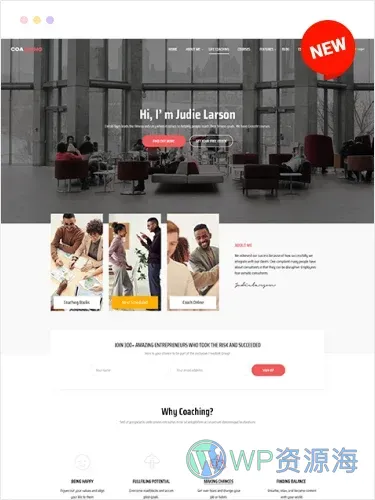 Coaching-教练培训导师咨询顾问 WordPress 主题插图11-WP资源海 Coaching-教练培训导师咨询顾问 WordPress 主题插图11-WP资源海