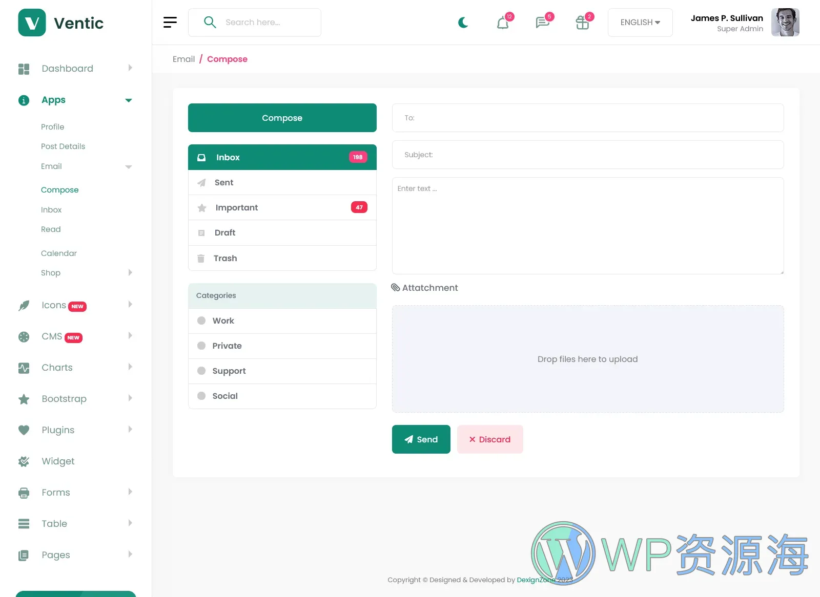 Ventic-活动演出售票业务系统管理后台模板插图16-WP资源海