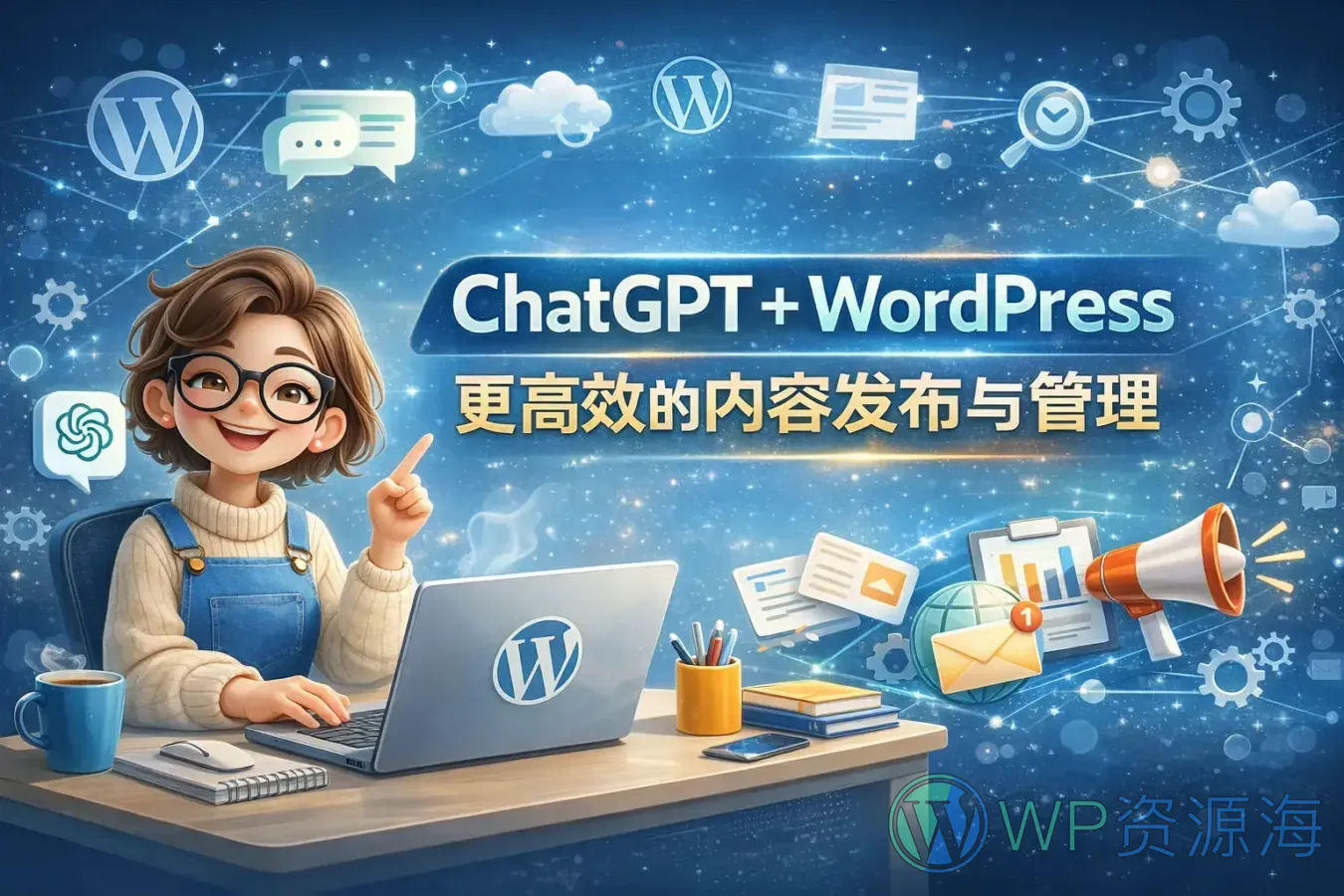 用 ChatGPT 操控 WordPress:文章发布/内容更新 详细图文教程带插件插图1-WP资源海 用 ChatGPT 操控 WordPress:文章发布/内容更新 详细图文教程带插件插图1-WP资源海