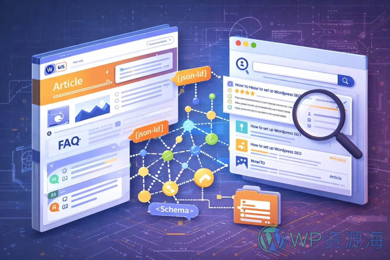 WordPress SEO 结构化数据怎么做?FAQ/HowTo/Article 实例与踩坑插图-WP资源海 WordPress SEO 结构化数据怎么做?FAQ/HowTo/Article 实例与踩坑插图-WP资源海