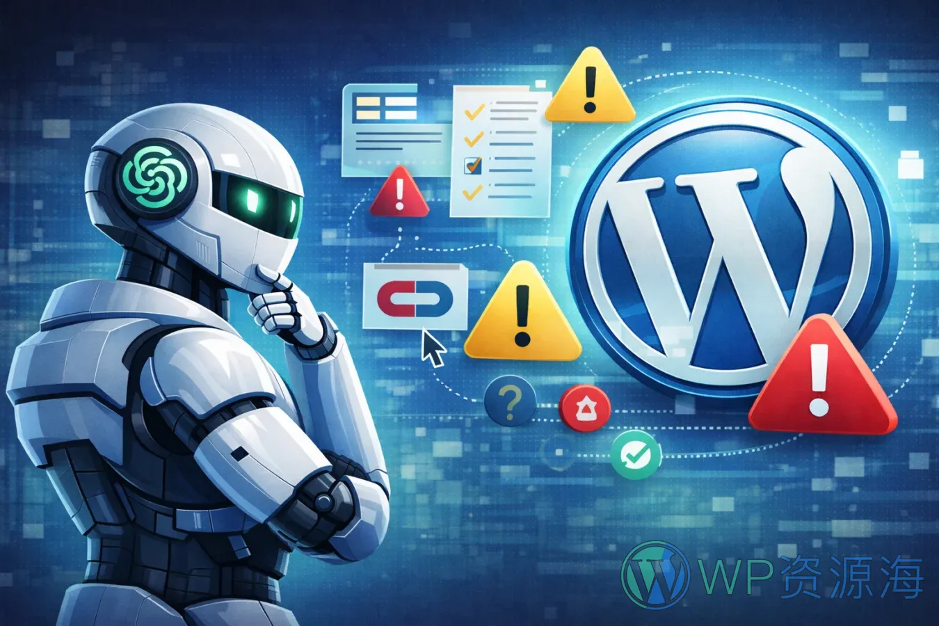 WordPress + ChatGPT 自动发布内容,会踩哪些坑? WordPress + ChatGPT 自动发布内容封面图