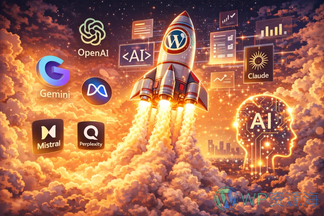 WordPress 大有可为,加上 AI 直接起飞! WordPress 大有可为,加上 AI 直接起飞! 封面图