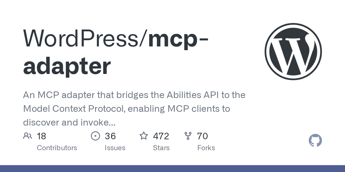 WordPress MCP Adapter：让 AI 助手理解并操作你的网站