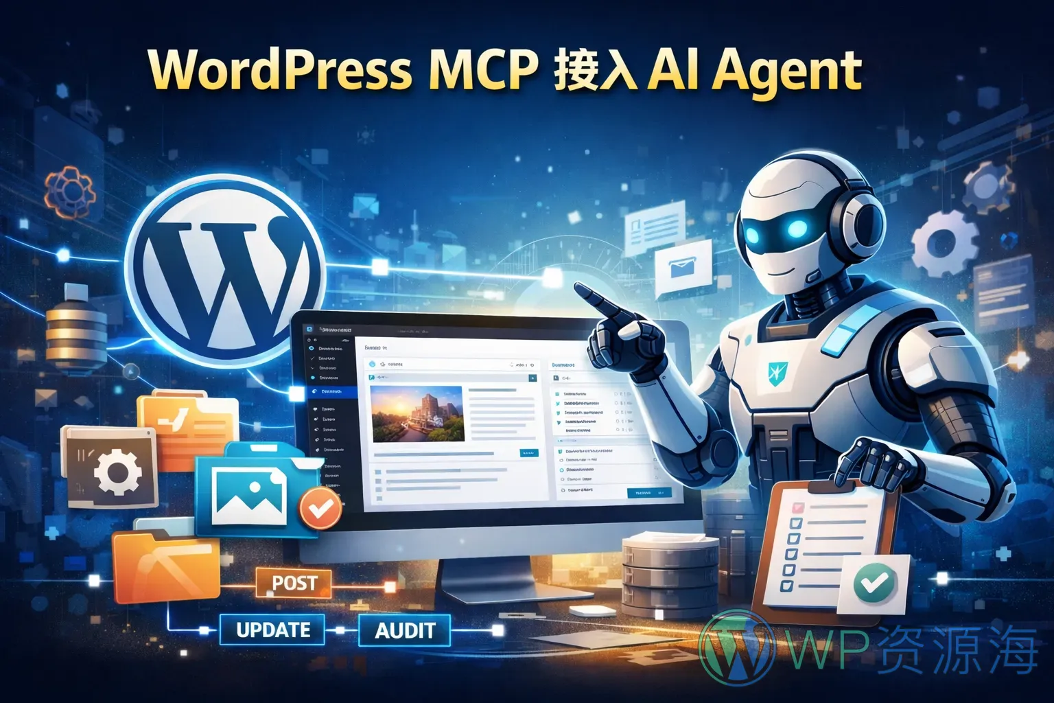 WordPress MCP 对接 AI Agent:打造自动化内容生成数字工厂!插图-WP资源海 WordPress MCP 对接 AI Agent:打造自动化内容生成数字工厂!插图-WP资源海