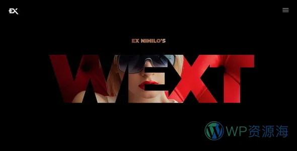 Wext 单页作品集模板插图-WP资源海 Wext 单页作品集模板