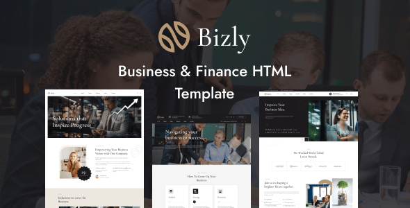 Bizly 企业机构 HTML 网站模板