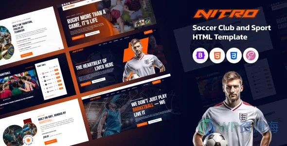 Nitro 足球俱乐部 HTML 模板插图-WP资源海 Nitro 足球俱乐部 HTML 模板